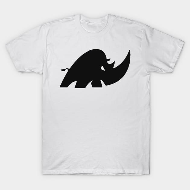 Minimal Rhino T-Shirt by karmatee